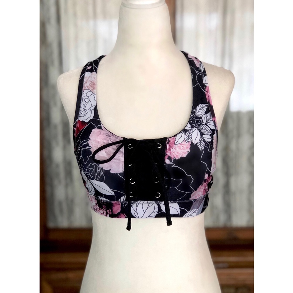 Bebe Floral sports bra 🌹🌺🌸